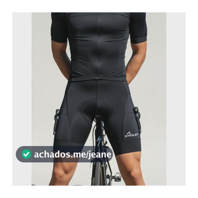 Bermuda De Ciclismo Cycle7 Com Bolso Endurance Gel D120