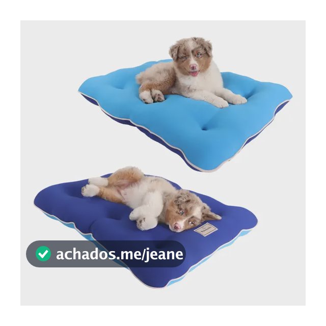 Cama Caminha Almofada Cachorro Lavável Extra Macia - Média