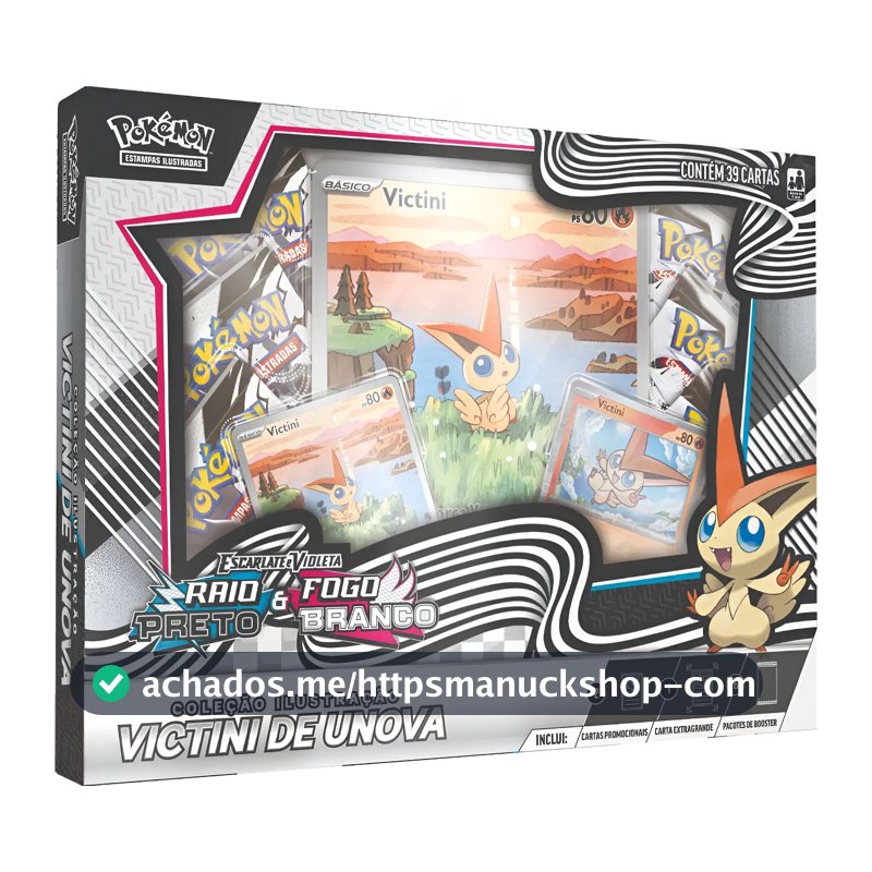 Box Pokémon Ilustração Ev10.5 Victini