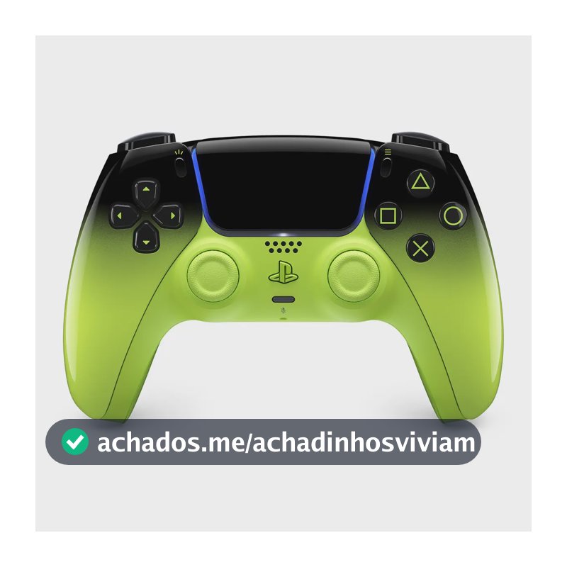 Controle sem fio PlayStation DualSense – Remix Green