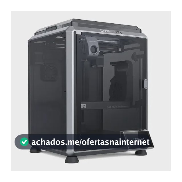 Creality K1C Impressora 3D preto 220220250 mm, Compatível Com CFS