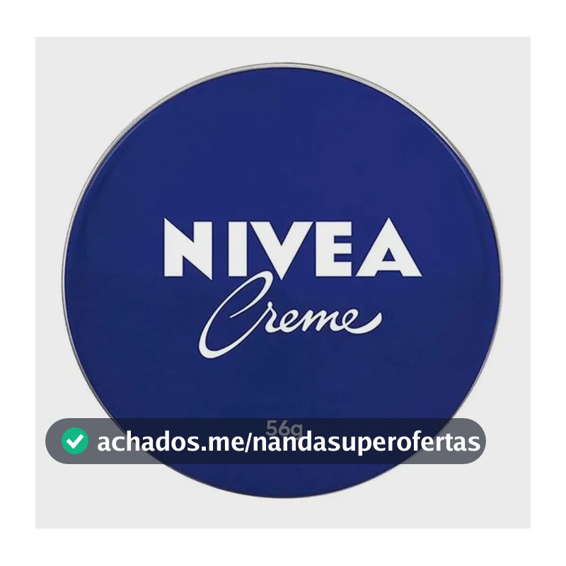 NIVEA Creme Hidratante Lata 56g, Hidratação Profunda 24h, Corporal, Multibenefícios, Todas as Peles
