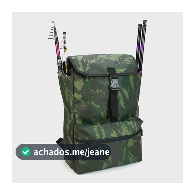 Mochila Pesca Camping Costa Maritima 301 Verde Ou Camuflado