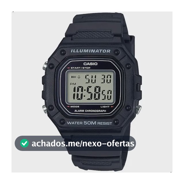 Relógio De Pulso Casio Youth W-218H-1AV