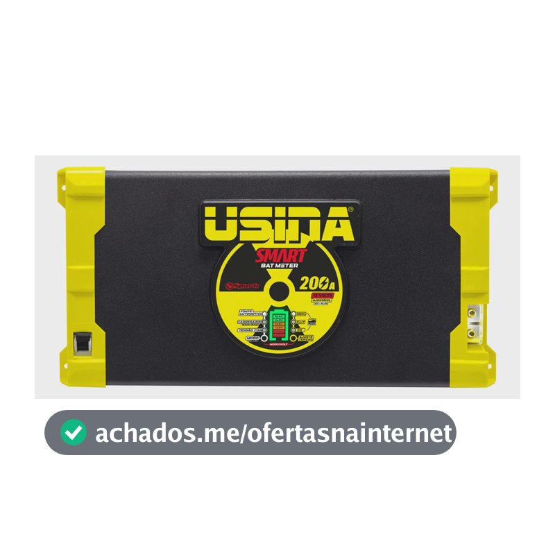 Fonte Usina 200A Bat Meter Cor Preto Amarelo