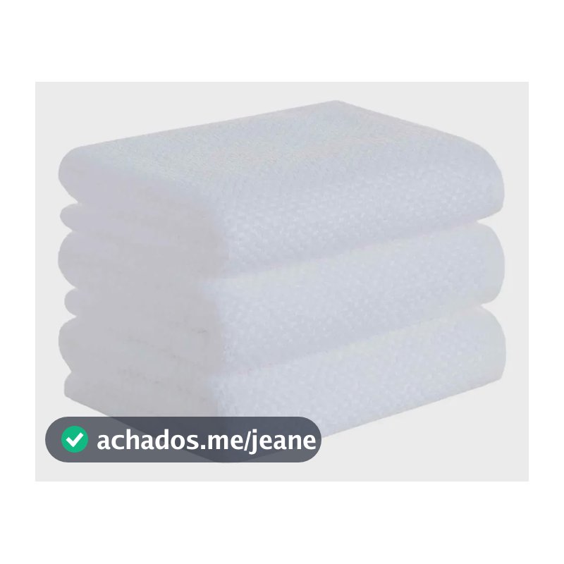 Kit Pano De Copa Buddemeyer Gourmet 03 Peças Quadriculado Cor Copa Gourmet Branco