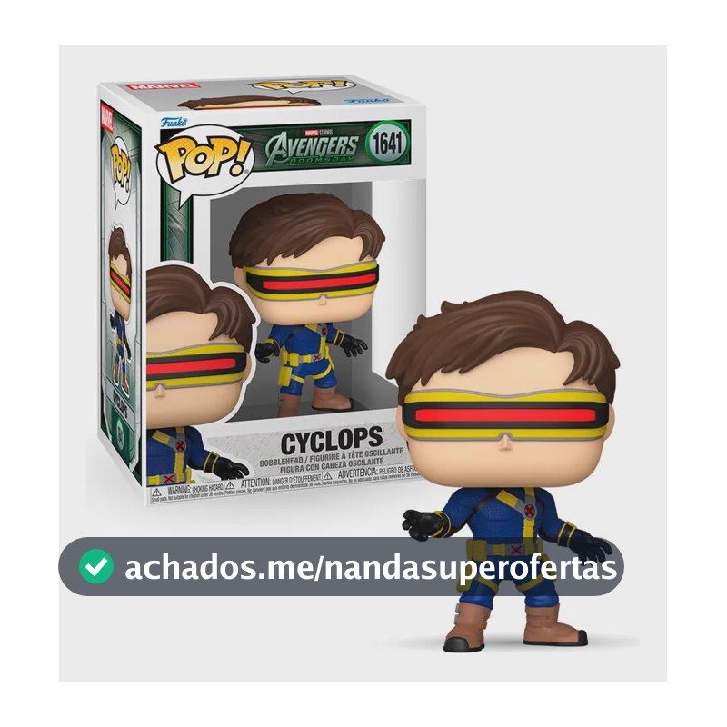 Boneco Funko Pop! Marvel Vingadores Dr Destino Ciclope