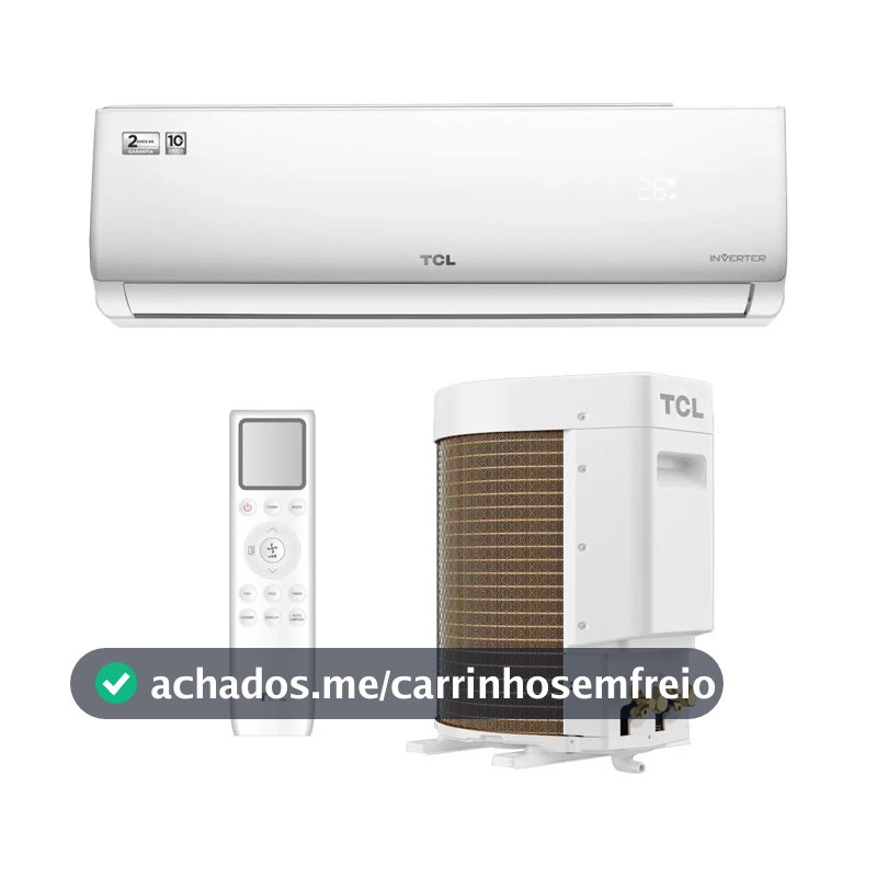 Ar-Condicionado Split TCL Semp Hi Wall Elite 9000 BTUs Inverter Branco
