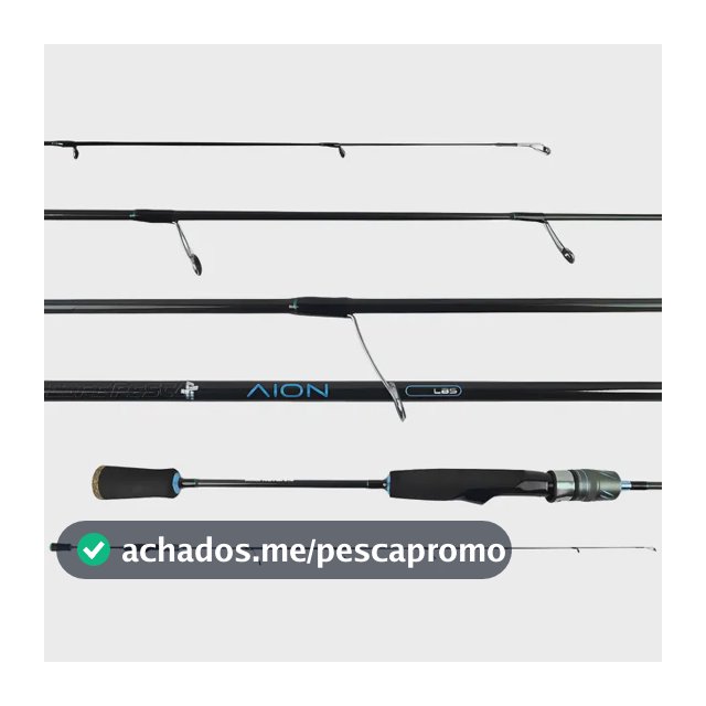 Vara Para Molinete Albatroz Aion Solid Carbon 1,35m 6-10lbs