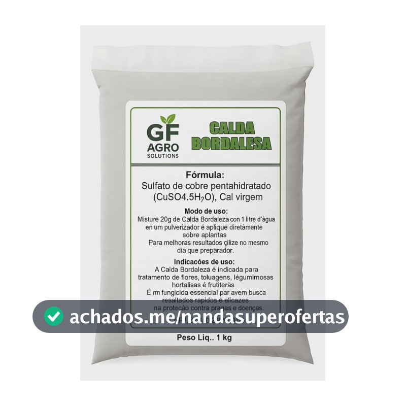 Calda Bordalesa 1kg  Gf Agro-fungicida Agrícola E Jardinagem