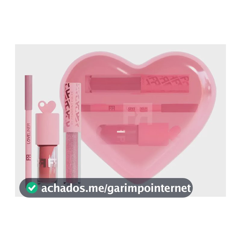 Kit Fran Love Kit Gloss Labial E Lápis Labial By Franciny