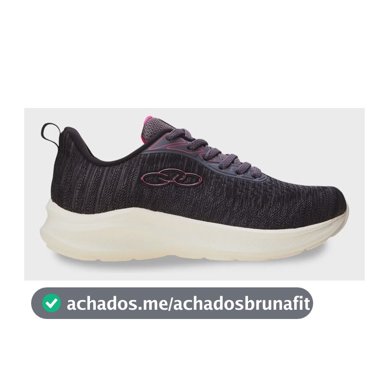 Tênis Feminino Nyx Olympikus Cinza Liso 38