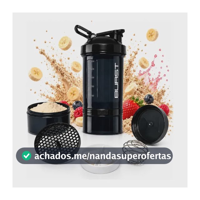 Coqueteleira Shaker Academia Compartimento 600ml Suplementos Hermético Whey Cápsulas Comprimidos Fit Shakeira BPA Free Masterheart