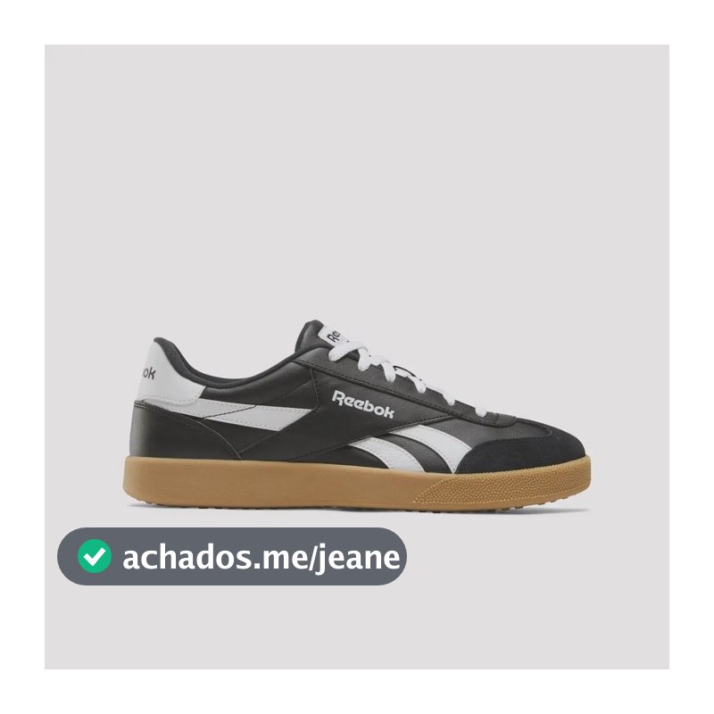 Tênis Masculino Smash Edge Reebok Preto Liso 39 Br