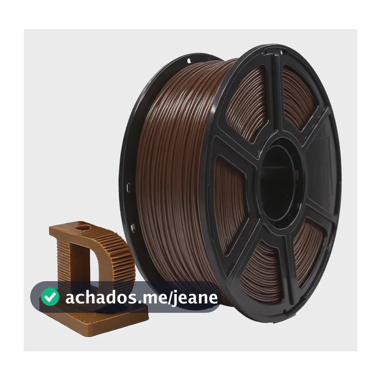 Filamento Impressora Premium 3d Petg 1.75mm 1kg Marrom