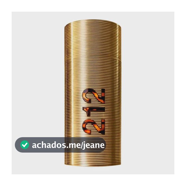 Perfume Masculino Carolina Herrera 212 Men Parfum Eau de Parfum - Amadeirado Ambarado Importado - Perfume masculino de Alta Fixação 100ml