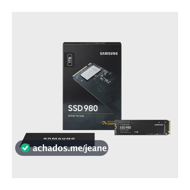 Memória Samsung Ssd 1tb Nvme 980 M.2 V-nand