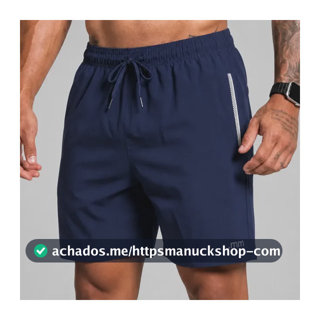 Bermuda Masculina Tactel Short Academia Treino Plus Size G3