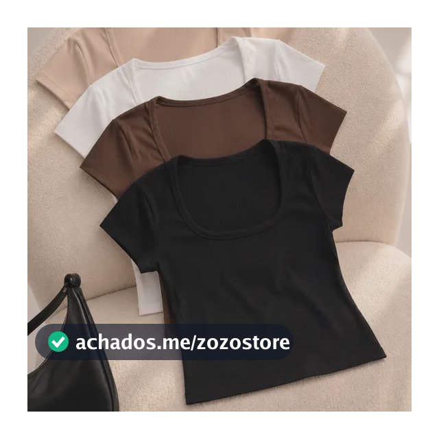Kit 2 Blusas Feminina Básica Viscolycra Canelado M Ao Gg