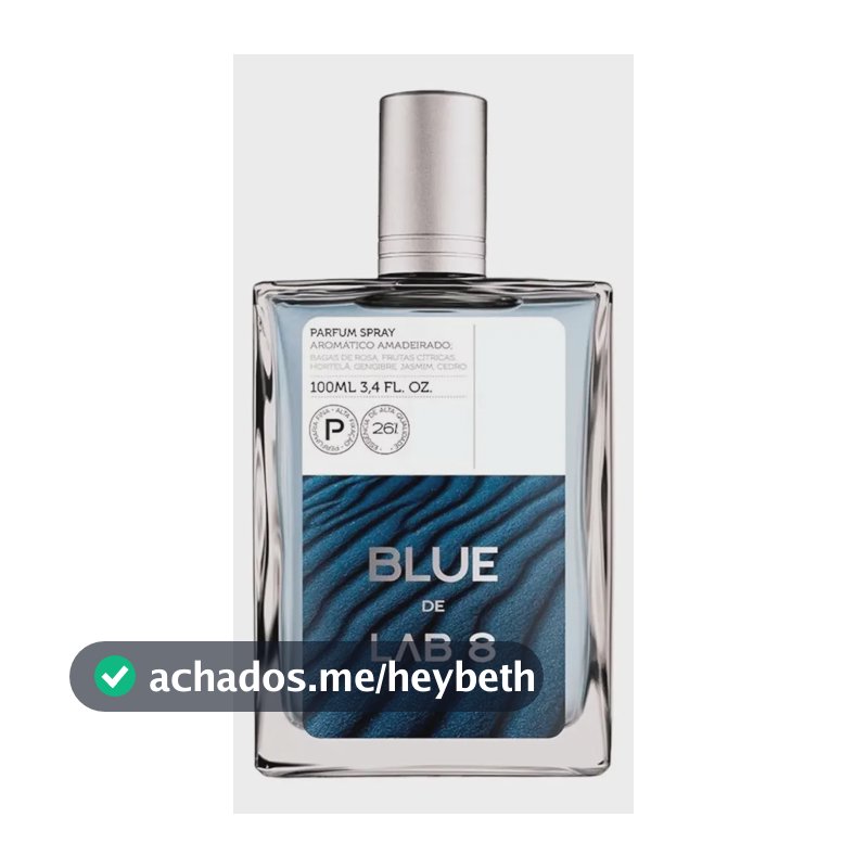 Perfume Masculino Lab 8 Fragrance Blue Amadeirado 100ml