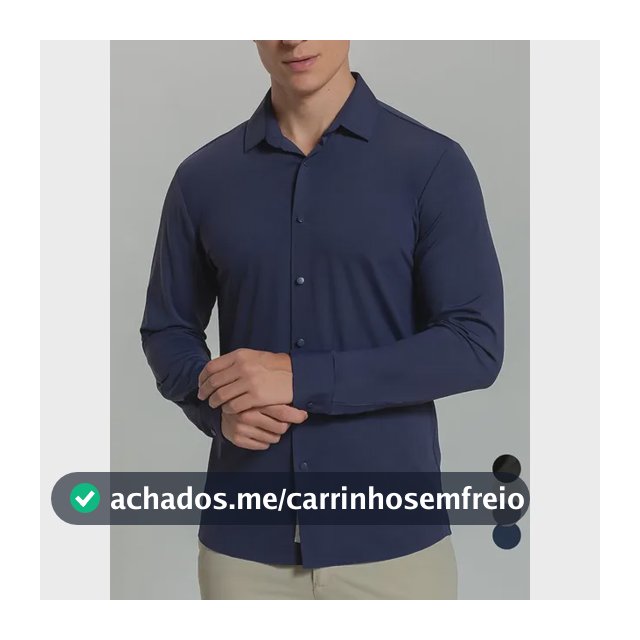 Camisa Masculina Poliamida Sem Costura Manga Longa Premium