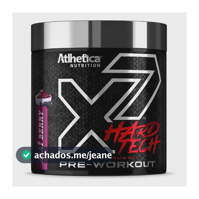 Suplemento Em Pó Atlhetica Nutrition X7 Hard Tech Sabor Açaí Berry X 200g