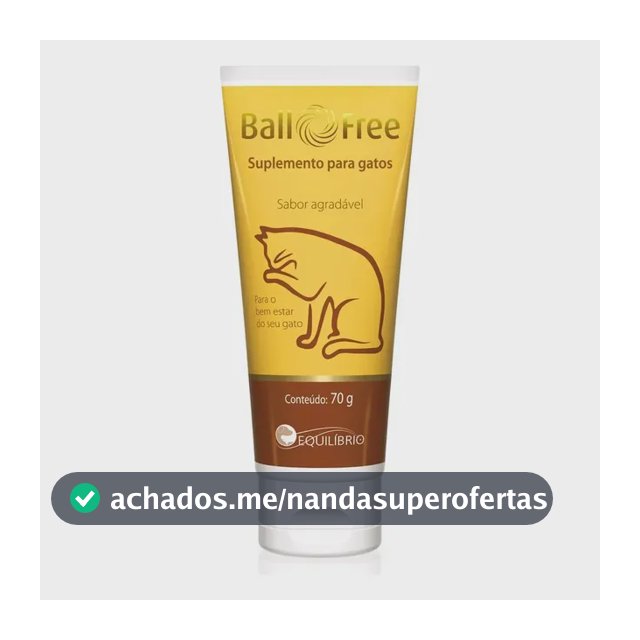 Ball Free Pasta Suplemento Para Gatos Agener União 70g