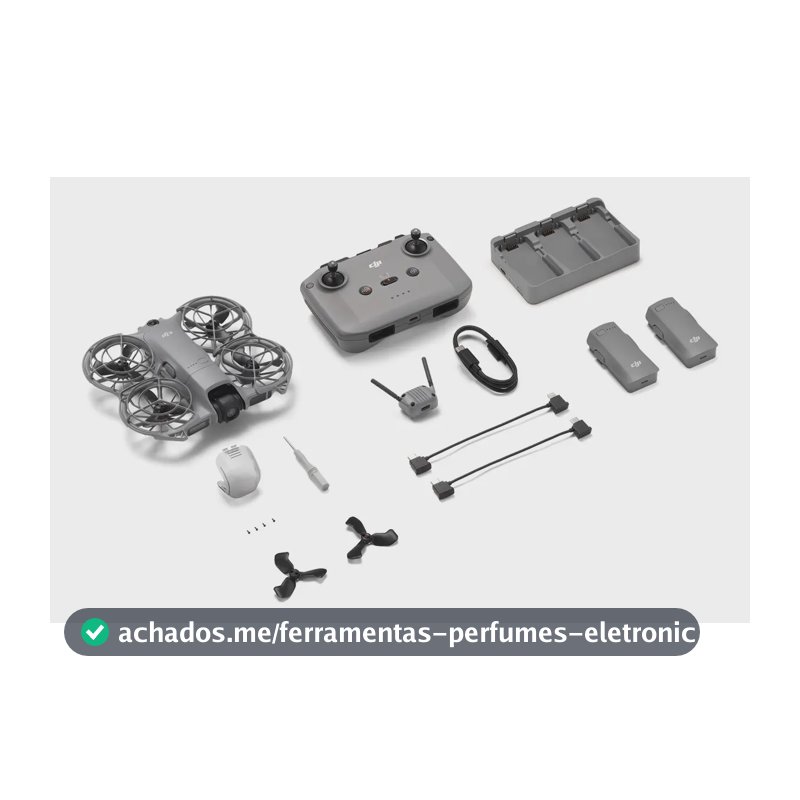 Mini Drone Dji Dji Dji Neo 2 Dji071 Fly More Combo Com Câmer Cinza