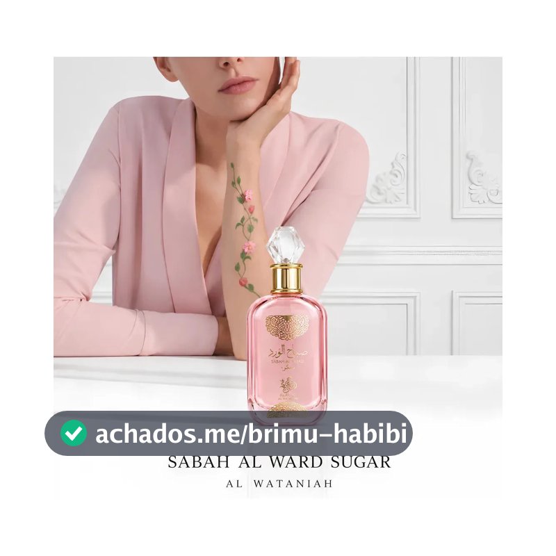 Perfume ÁRABE Sabah Al ward Sugar Original Feminino Eau de parfum