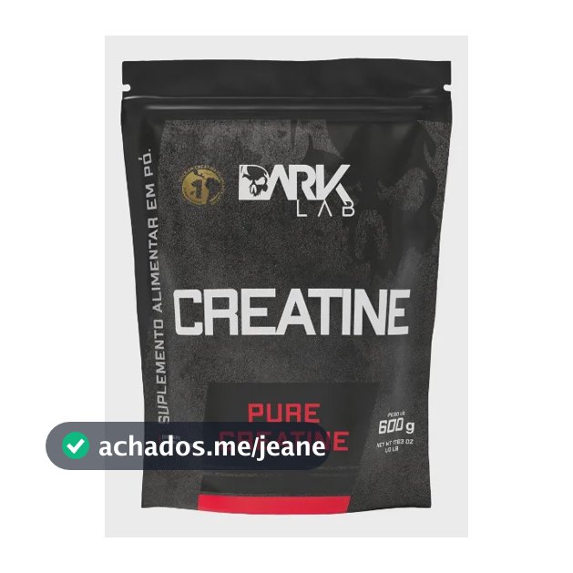 Creatina Dark Lab Premium Pure em pó Sem sabor x 600g