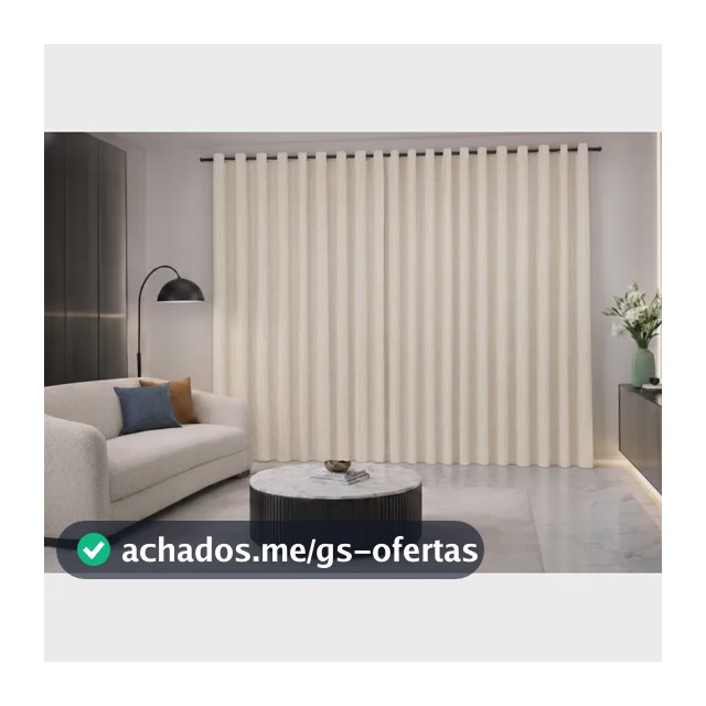 Cortina Tecido Oxford Grosso 3 Metros X 2,50 Largura Premium