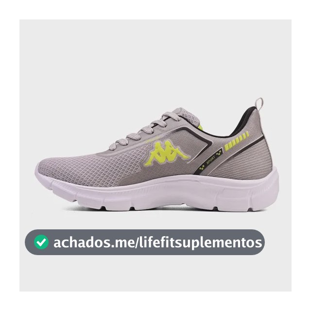 Tênis Kappa Run 200 Original Caminhada Academia