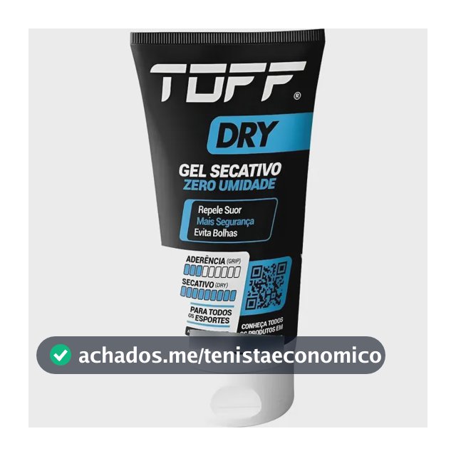 Toff Dry Gel Secativo Para Mãos Aderência Anti Suor - Golfe
