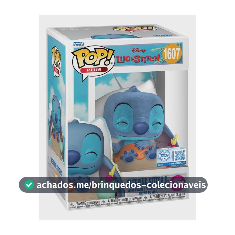Funko Pop Lilo Stitch Sleeping Flocked 1607
