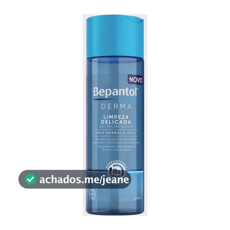 Bepantol Derma Limpeza Delicada Gel Facial Diário - Pele Nor