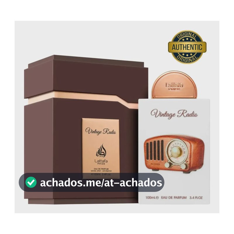 Perfume Arabe Vintage Radio Edp Lattafa Pride 100ml