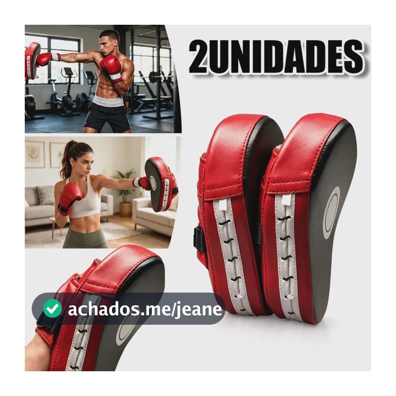 Kit 2 Manopla De Foco Aparador De Soco Muay-thai Boxe Gorill 2pcs-manopla