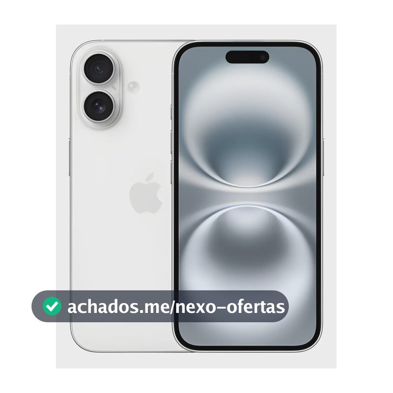 Apple iPhone 16 (128 GB) - Branco - Distribuidor Autorizado