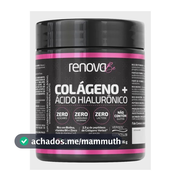 Colágeno Renova Be com Verisol e Ácido Hialurônico (Cranberry)