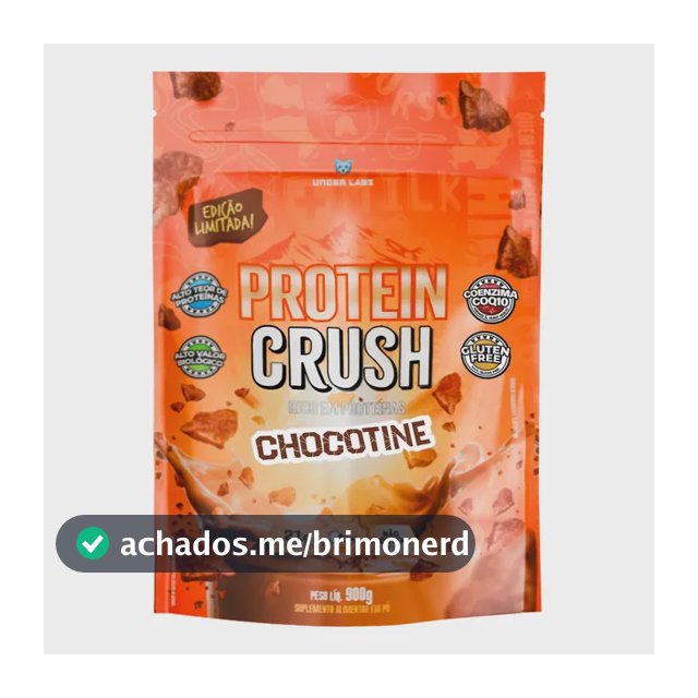 Whey Protein Crush 100% Concentrado Under Labz Coenzima Q10