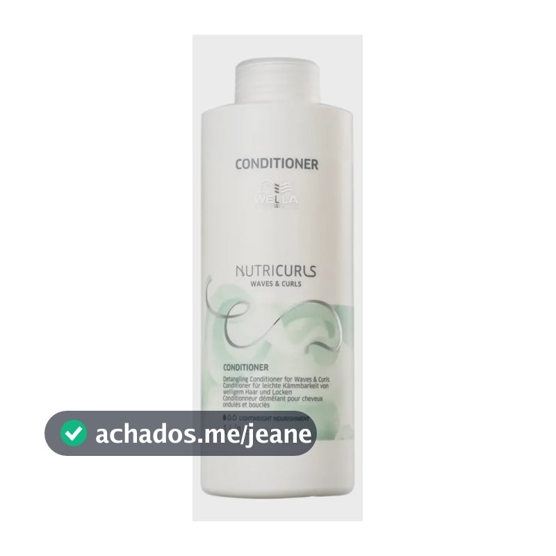 Condicionador Nutricurls Wella Professionals 1 Litro