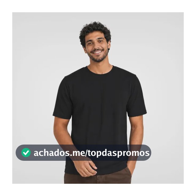 Camiseta Lisa Básica 100% Algodão Fio 30.1 Unissex