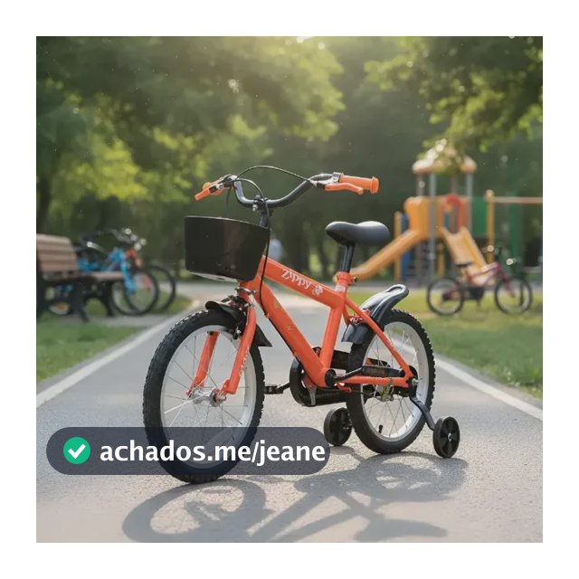 Bicicleta Infantil Aro 16 Com Rodinhas E Pneus De Borracha