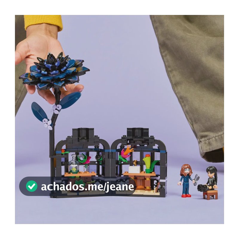 Planta de Halloween LEGO® Wednesday Black Dahlia 76784