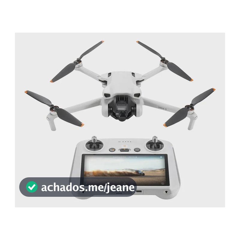 Drone DJI Mini 3 Standard (controle com tela) - DJI047