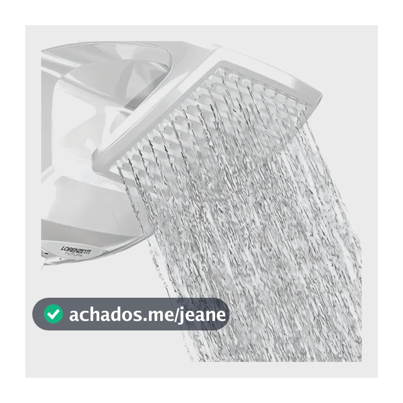 Lorenzetti Futura Ducha de Parede Multitemperaturas Design Moderno Branco 7500W