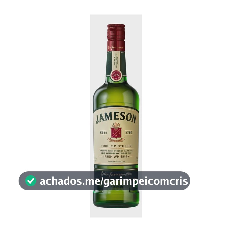 Whisky Jameson Triple Distilled 750ml