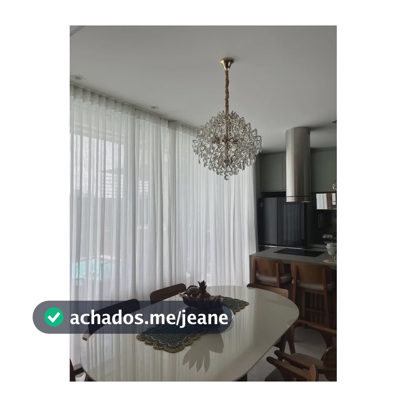Cortina Gaze De Linho 6m X Altura - Trilho - Wave Altura Da Cortina 2,60 Metros Cor Off White