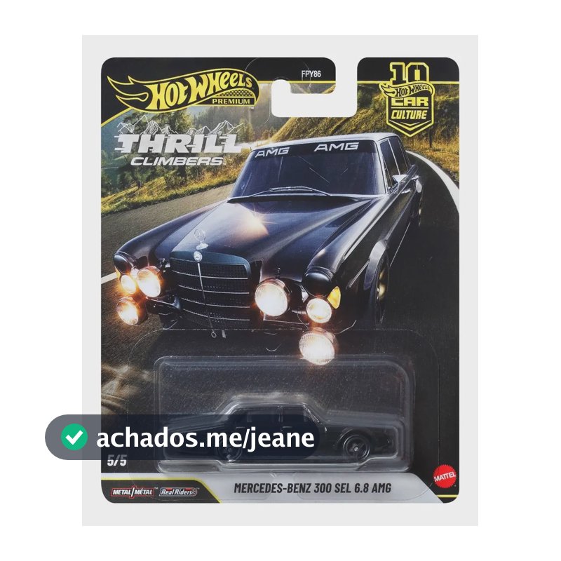Hot Wheels Premium Mercedes-benz 300 SEL 6.8 AMG 1:64