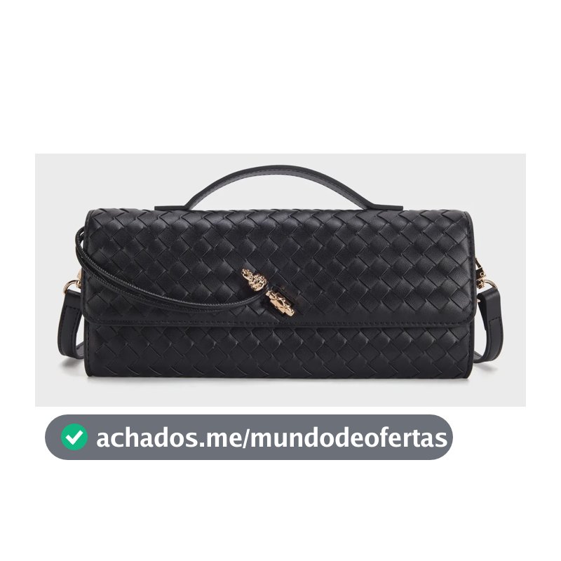 Romantic Crown Bolsa De Mão Feminina De Alta Qualidade Feita Preto Liso Níquel
